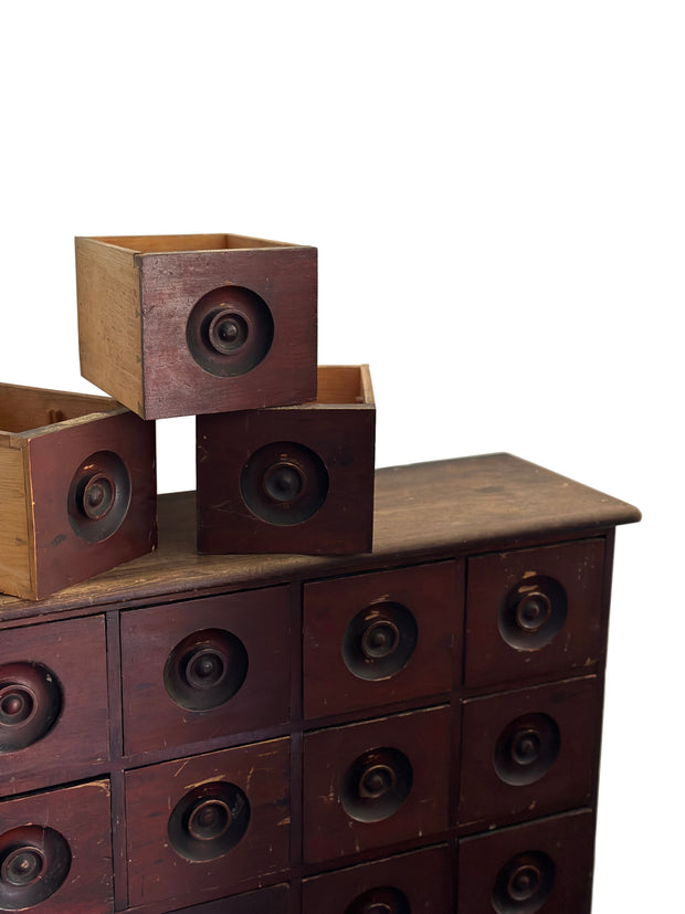Antique Vintage Industrial Apothecary Haberdashery Workshop Chest Of Drawers