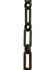 Antique Vintage French Brass Caged Holophane Ceiling Pendant Light Lamp