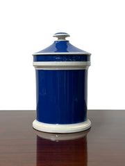 Antique Vintage Victorian Porcelain Apothecary Jar Bottle