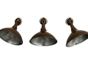 Set Antique Vintage Industrial Holophane Wall Ceiling Lights Lamps Sconces