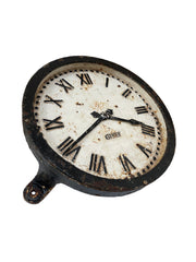 Antique Vintage Industrial Cast Iron Gent Gents Of Leicester Factory Wall Clock