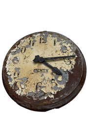 XL Large Vintage Antique Industrial Gents Of Leicester Turret Railway Station Platform Clock