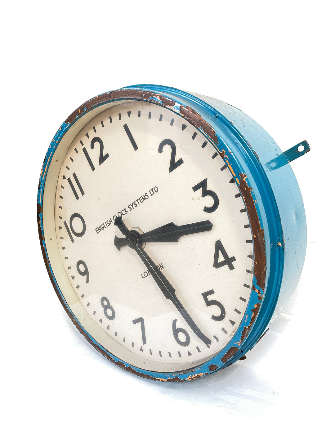 XL Antique Vintage Industrial Smiths Railway Station Factory Clock