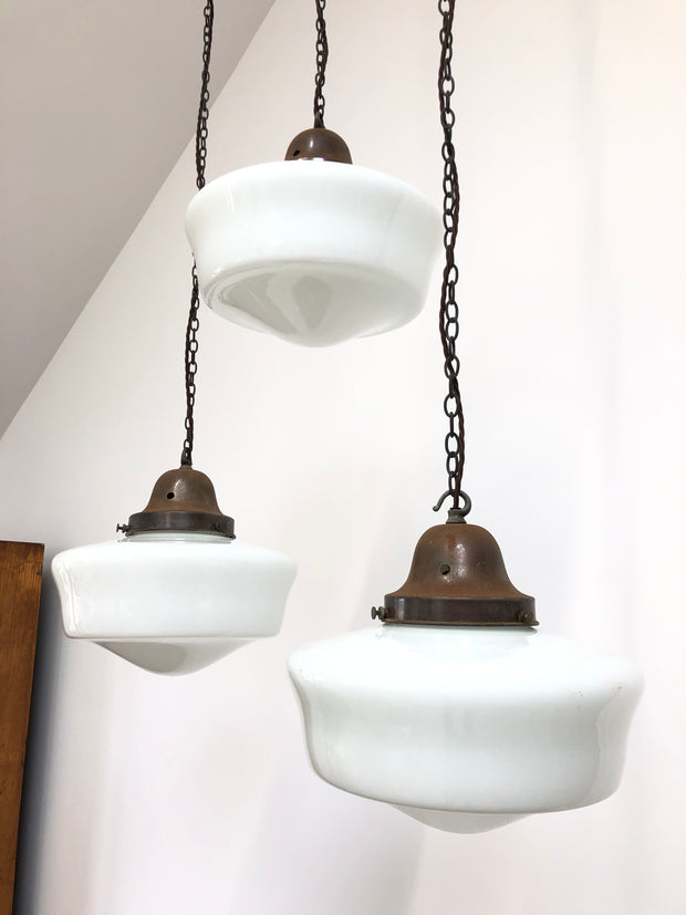 Church Opaline Glass Pendant Lights