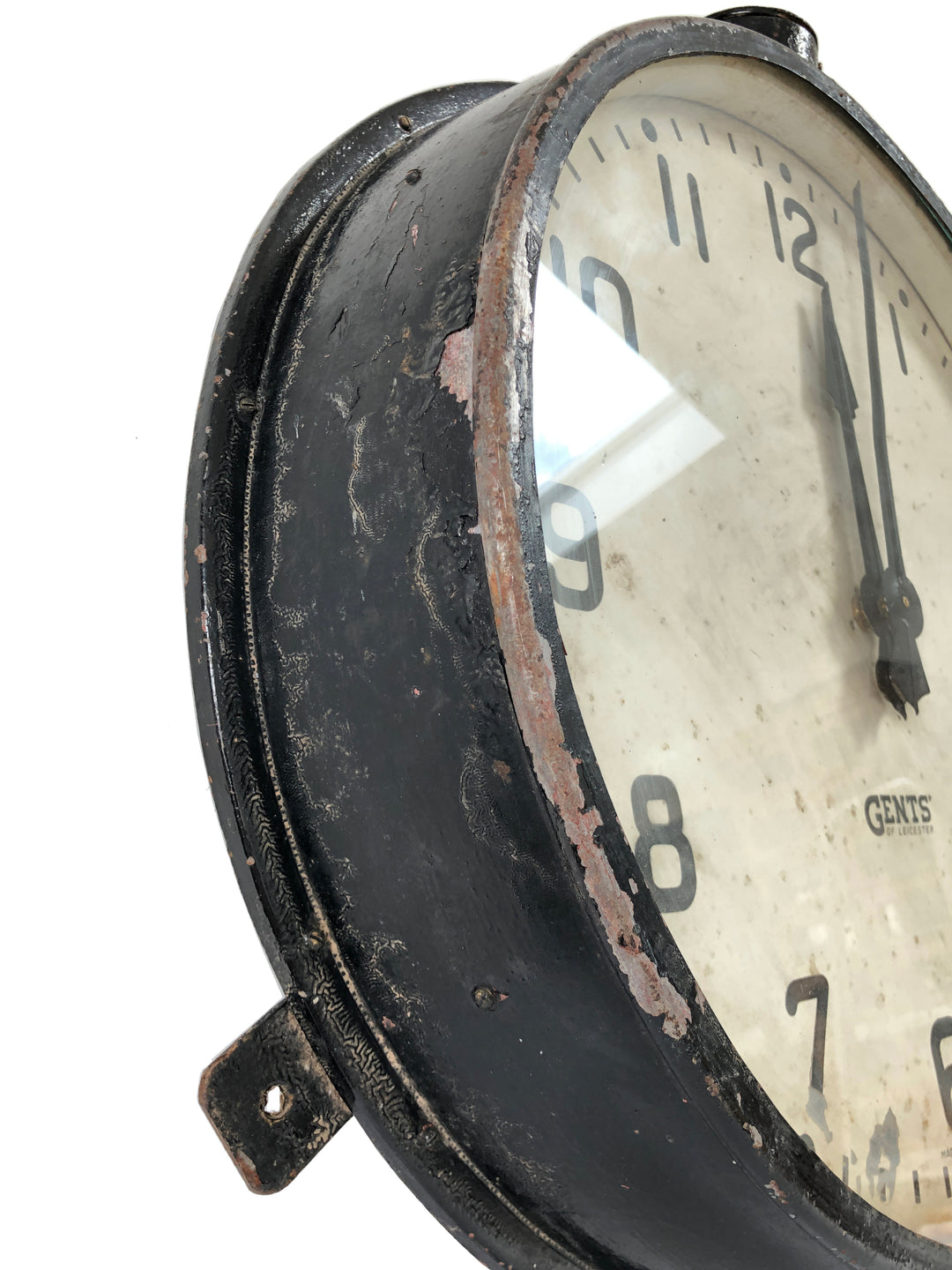 Vintage Gents of Leicester Factory Railway Station Wall Clock
