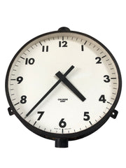 Industrial Vintage Black Chloride Gent Wall Clock