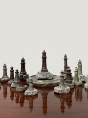 Collection Antique Decorative Cornish Serpentine Stone Lighthouses