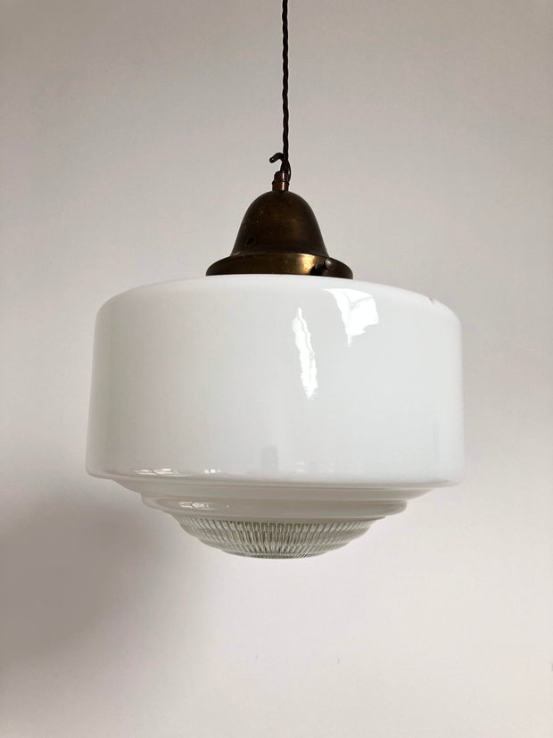 Diffused Opaline Glass Ceiling Pendant Church Light