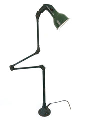 Vintage Industrial Mek Elek Machinist Floor Lamp Light