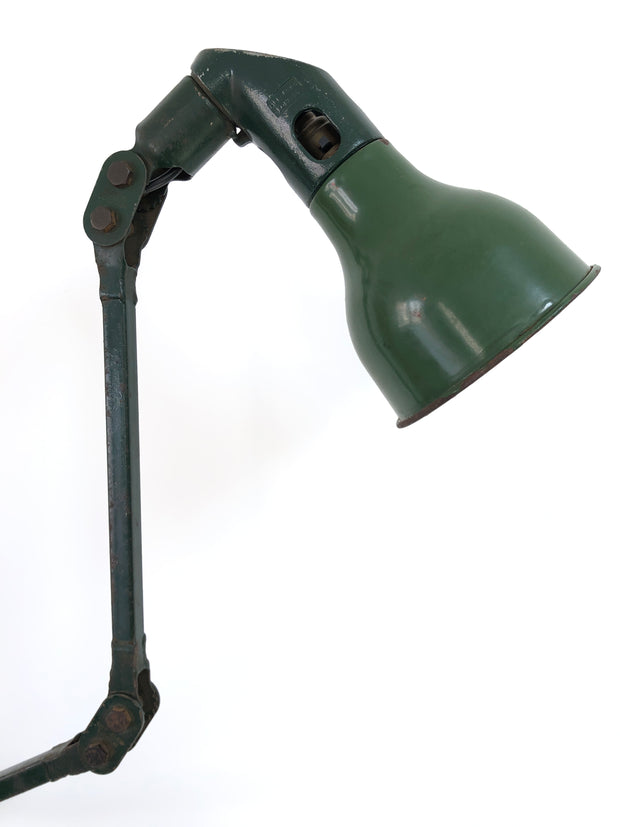Vintage Industrial Mek Elek Machinist Floor Lamp Light