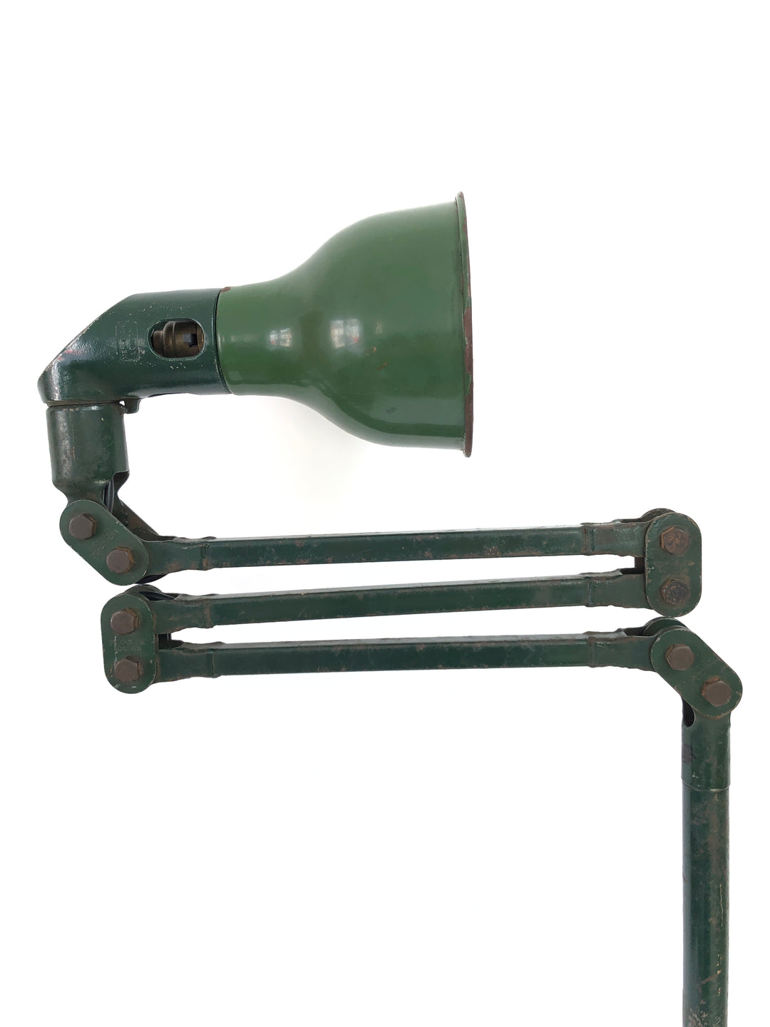 Vintage Industrial Mek Elek Machinist Floor Lamp Light