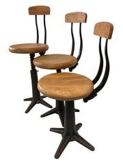 Original Vintage Industrial Singer Sewing Chair Chairs