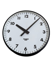 Huge XL 34 Inch Antique Vintage Industrial Gents Of Leicester Railway Station Factory Wall Clock