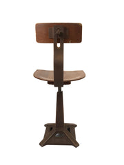 Set Run Original Vintage Industrial Singer Sewing Chairs